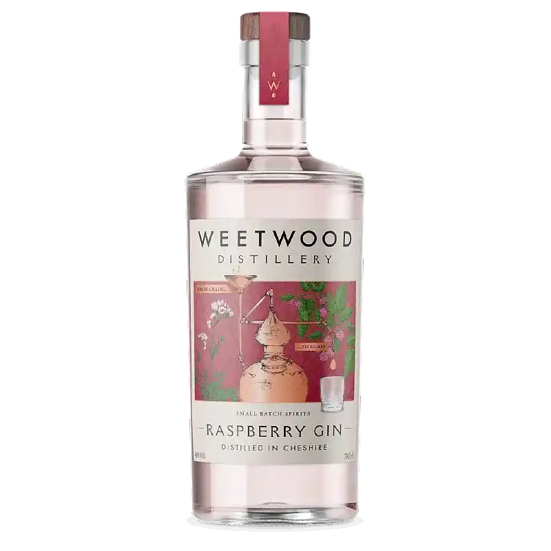 Raspberry Gin 24 Weetwood Distillery Raspberry Gin
